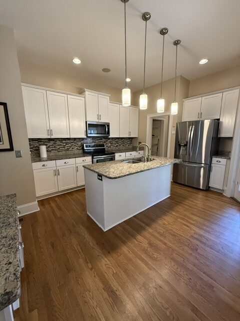 Freshly painted modern kitchen by port city painting co in wilmington north carolina