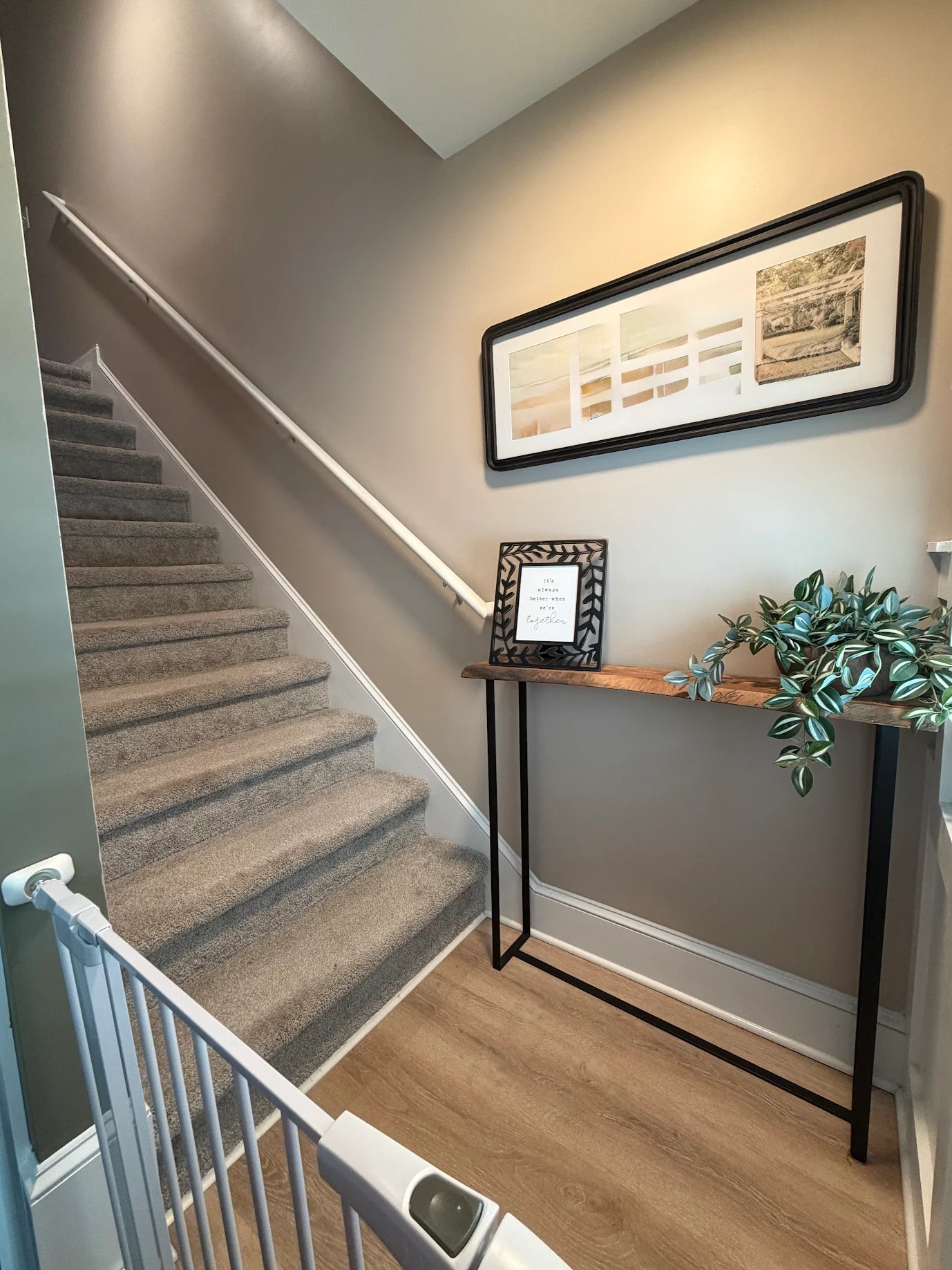freshly painted interior hallway in wilmington north carolina